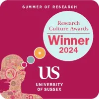 University of Sussex Research Culture Awards Winner 2024
