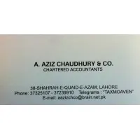 A. Aziz Chaudhury and Co, Chartered Accountants.