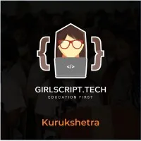 Girlscript Kurukshetra