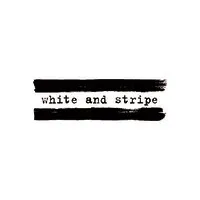 white and stripe