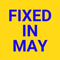 Fixed in May