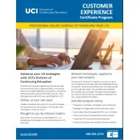 Customer Experience at UC Irvine, DCE